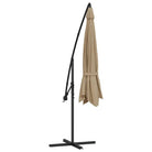 Elegante hangende parasol met metalen paal voor schaduw en UV-bescherming - Parasols en zonneschermen