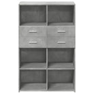 Elegante hoge kast van bewerkt hout voor een stijlvolle inrichting - Dressoirs & buffetkasten