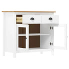 Elegante houten dressoir van massief grenenhout voor een georganiseerd interieur - Dressoirs & buffetkasten