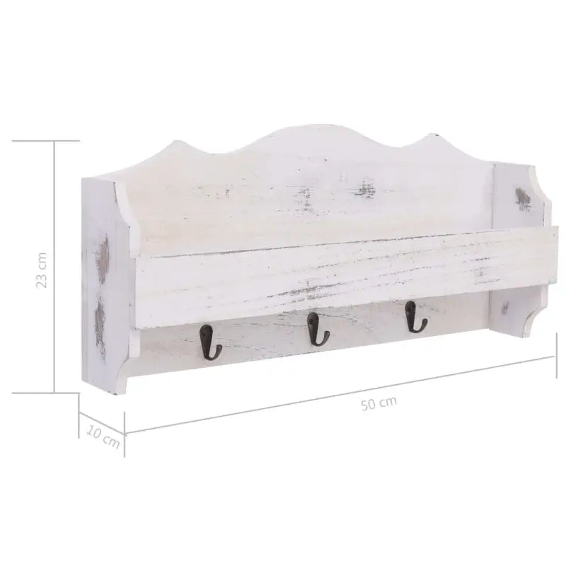 Elegante Houten Wandkapstok voor een Decoratieve Hal - Kapstokken