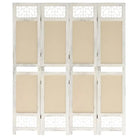 Elegante kamerscherm met zes panelen voor privacy en decoratie - 140 x 165 cm / 4 - Kamerschermen
