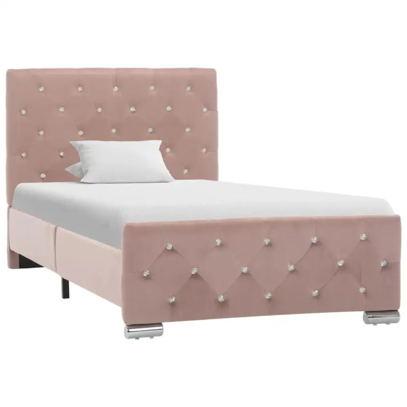 Elegante Klassieke Bedframe voor een Charmante Slaapkamer - Roze / 90 x 200 cm - Bedden & bedframes