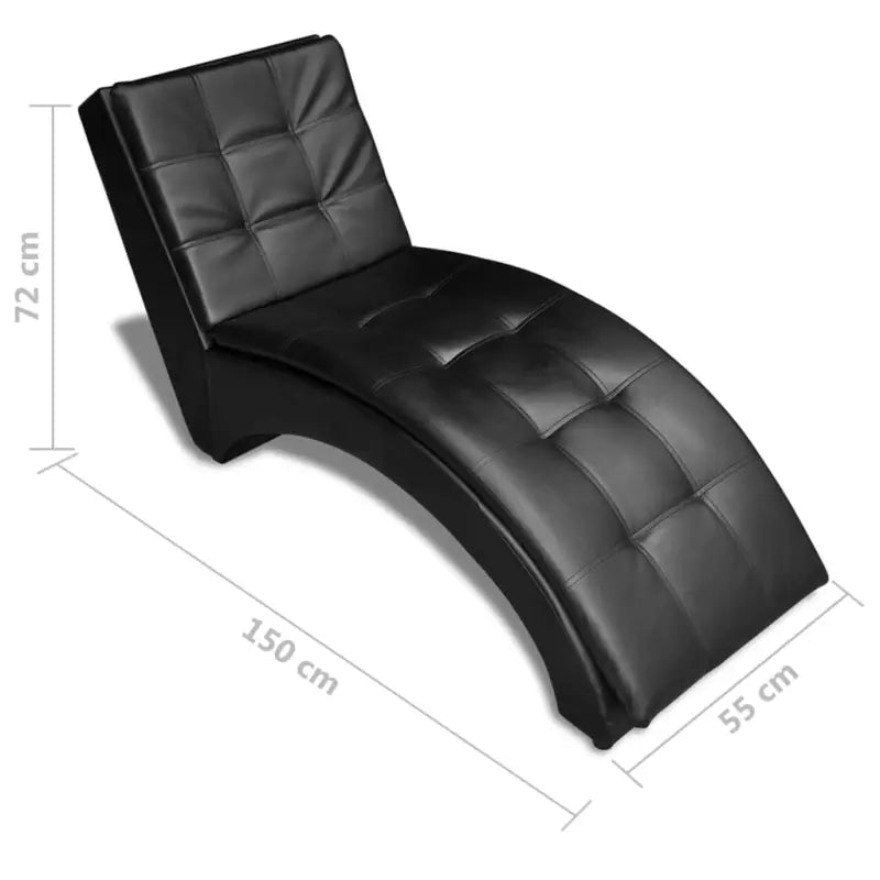 Elegante luxe chaise longue met stalen poten en modern design - Chaises longues