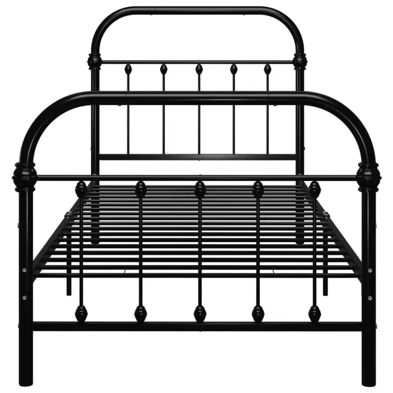 Elegante metalen bedframe met stevige constructie en comfortabel lattenbodem - Bedden & bedframes