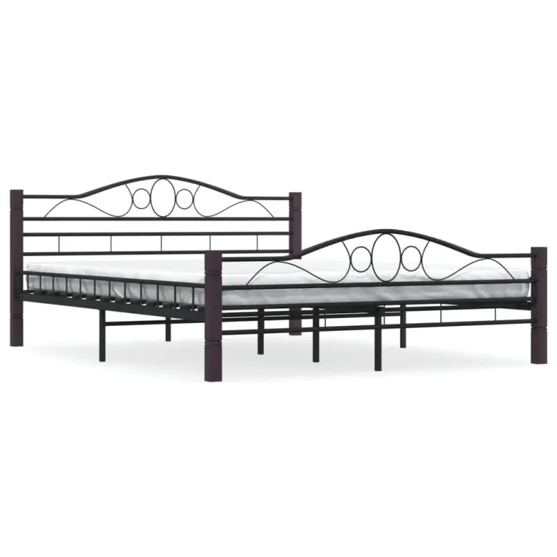 Elegante metalen bedframe met stevige ondersteuning - Bedden & bedframes