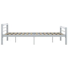 Elegante metalen bedframe met stevige ondersteuning - Bedden & bedframes