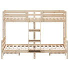 Elegante metalen Stapelbed van Massief Grenenhout voor Kleine Kamers - Bedden & bedframes