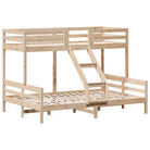 Elegante metalen Stapelbed van Massief Grenenhout voor Kleine Kamers - Bedden & bedframes