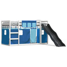 Elegante metalen stapelbed van massief grenenhout voor weinig ruimte - Bedden & bedframes
