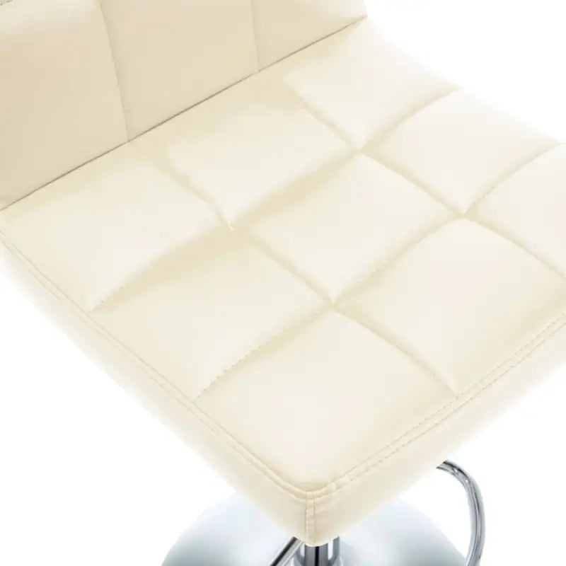 Elegante moderne barkrukken met kunstlederen zitting en rugleuning - Barkrukken