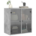 Elegante opbergkast met glazen deuren voor een stijlvolle wanddecoratie - Opbergkasten & lockerkasten