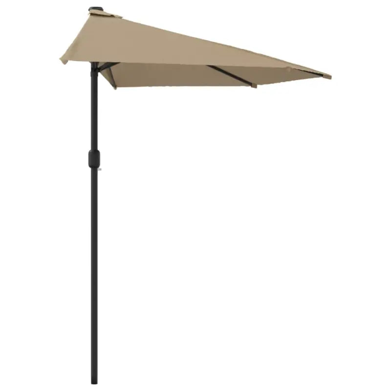 Elegante parasol met aluminium paal en stalen baleinen voor schaduw - Parasols en zonneschermen