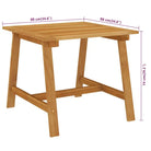 Elegante poly rattan tuinset met massief acaciahout ontwerp - Tuinsets