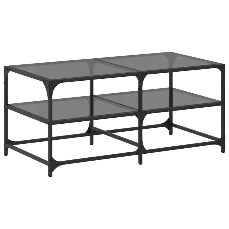 Elegante salontafel met glazen blad voor moderne woonkamers - Salontafels