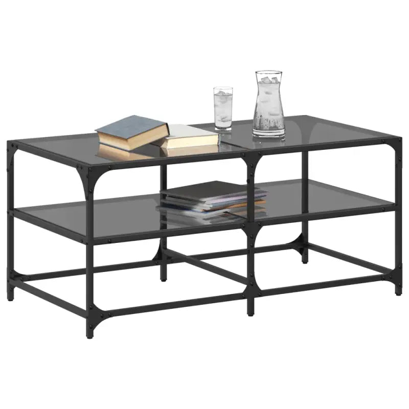 Elegante salontafel met glazen blad voor moderne woonkamers - Salontafels