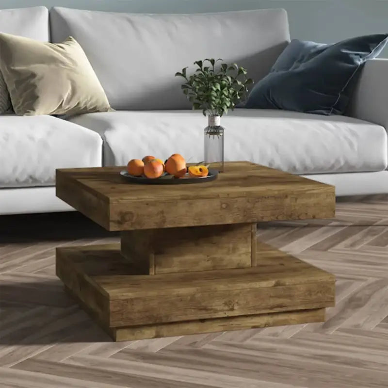 Elegante Salontafel met Stabiele MDF Constructie - Donkerbruin / 1 - Salontafels
