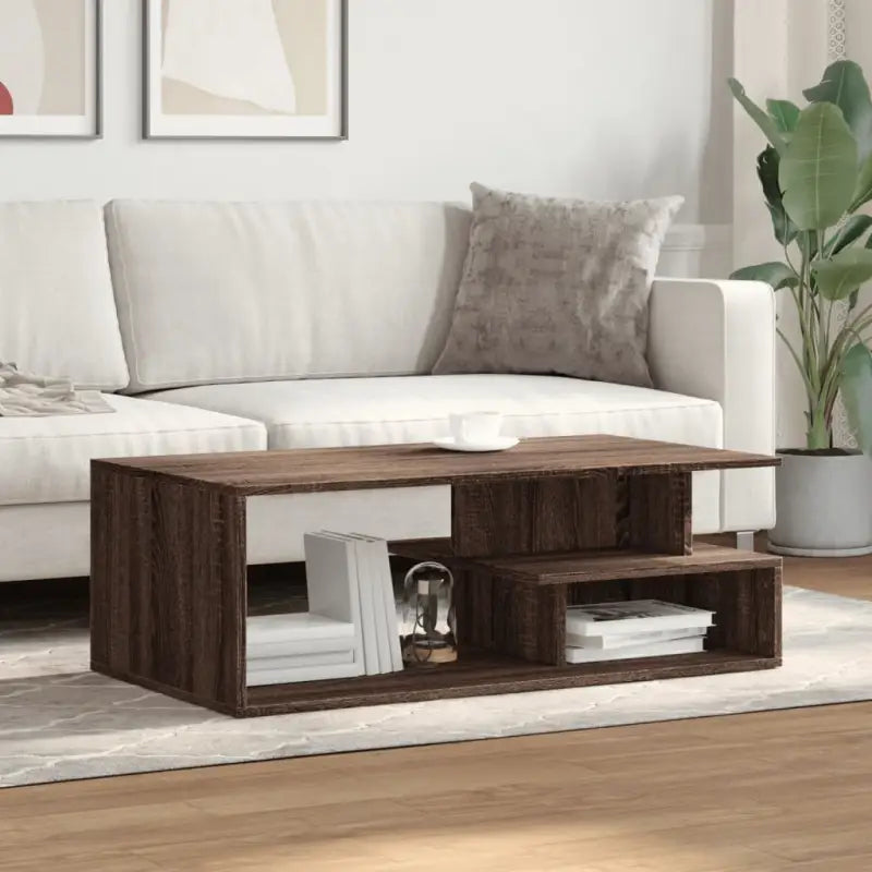 Elegante salontafel van bewerkt hout die eenvoudig schoon te maken - Salontafels