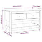 Elegante salontafel van massief grenenhout voor thuis - Salontafels