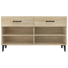 Elegante schoenenkast van bewerkt hout met trendy ontwerp - Schoenenrekken