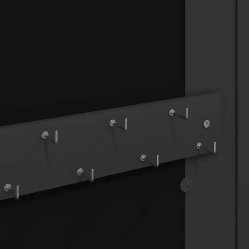 Elegante sieradenkast met spiegel en bewerkt hout - Spiegels