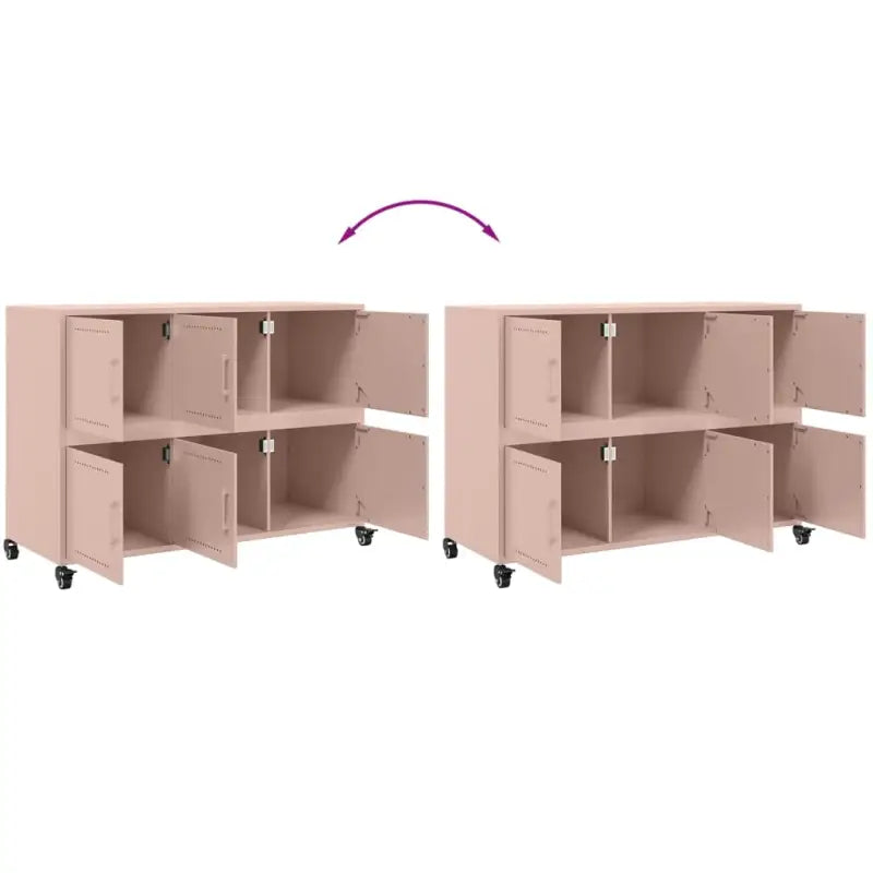 Elegante stalen dressoir met trendy en duurzame uitstraling - Dressoirs & buffetkasten