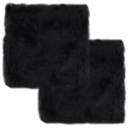 Elegante stoelkussens van echt schapenvacht met polyester suède achterkant - Stoelkussens