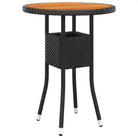Elegante tuinset met poly rattan en massief acaciahout materialen - Tuinsets
