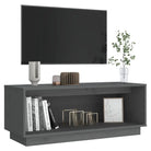Elegante tv meubel van massief grenenhout met strakke lijnen - Tv-meubels
