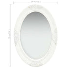 Elegante wandspiegel met antiek barok houten frame - Spiegels
