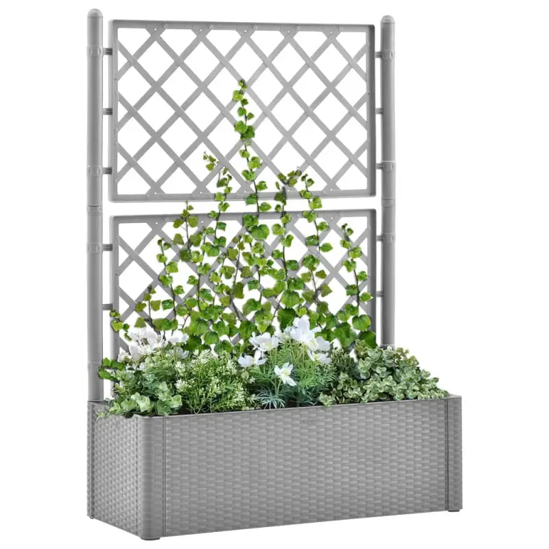 Elegante zelfwatergevende bloempotten en plantenbakken - Grijs / 100 x 43 x 142 cm / 1 - Bloempotten & plantenbakken