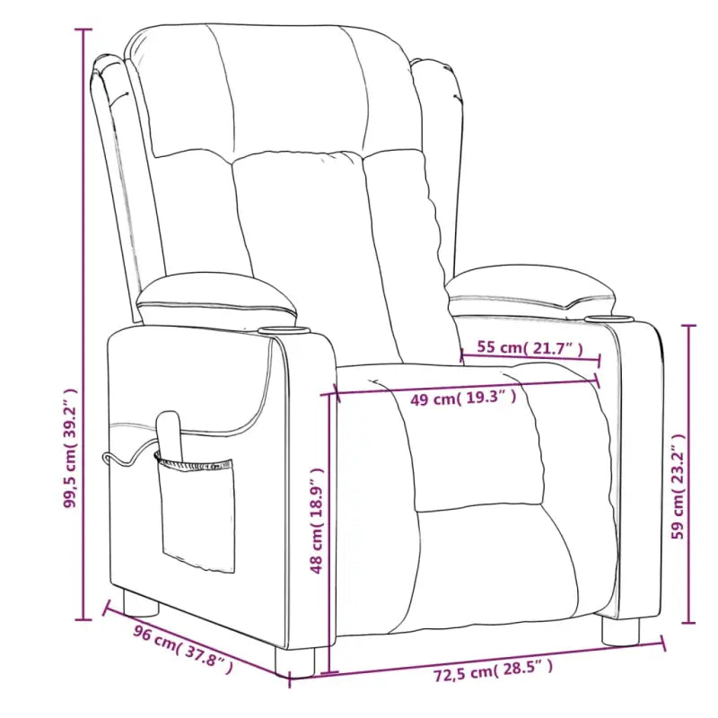 Elektrisch verstelbare fauteuil voor ultiem comfort en ontspanning - Fauteuils & Relaxfauteuils