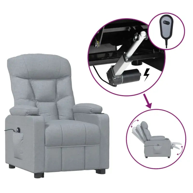 Elektrisch verstelbare fauteuil voor ultiem comfort en ontspanning - Fauteuils & Relaxfauteuils