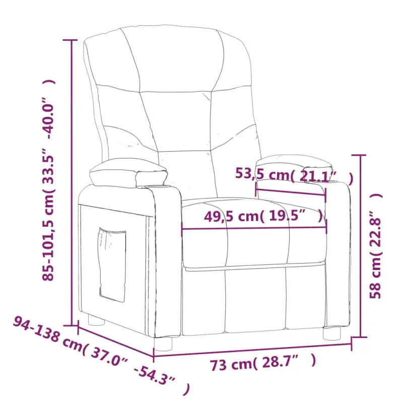 Elektrisch verstelbare fauteuil voor ultiem comfort en ontspanning - Fauteuils & Relaxfauteuils