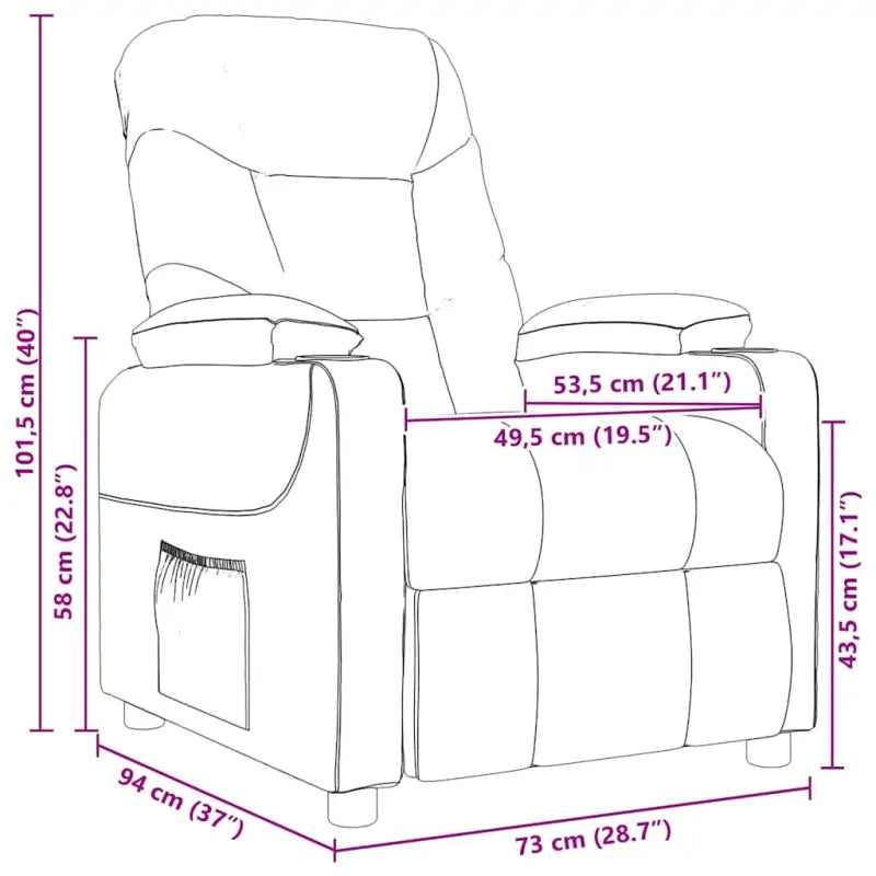 Elektrische massagefauteuil met verstelbare stoel voor ultiem comfort - Elektrische massagestoelen
