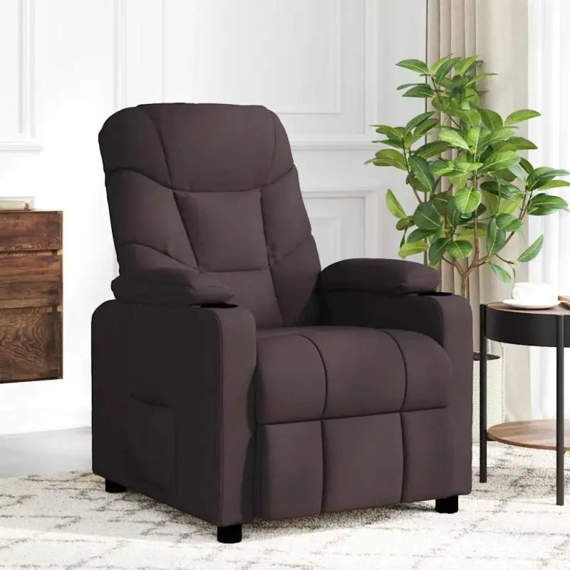 Elektrische massagefauteuil met verstelbare stoel voor ultiem comfort - Donkerbruin / 1 - Elektrische massagestoelen