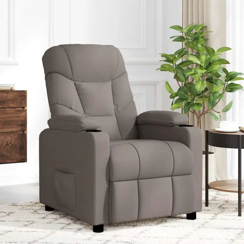 Elektrische massagefauteuil met verstelbare stoel voor ultiem comfort - Taupe / 1 - Elektrische massagestoelen