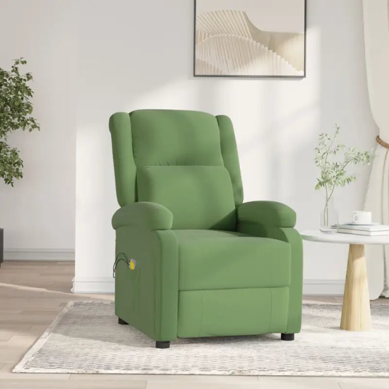 Elektrische massagefauteuil met verstelbare stoel voor ultiem comfort - Lichtgroen / 1 - Elektrische massagestoelen