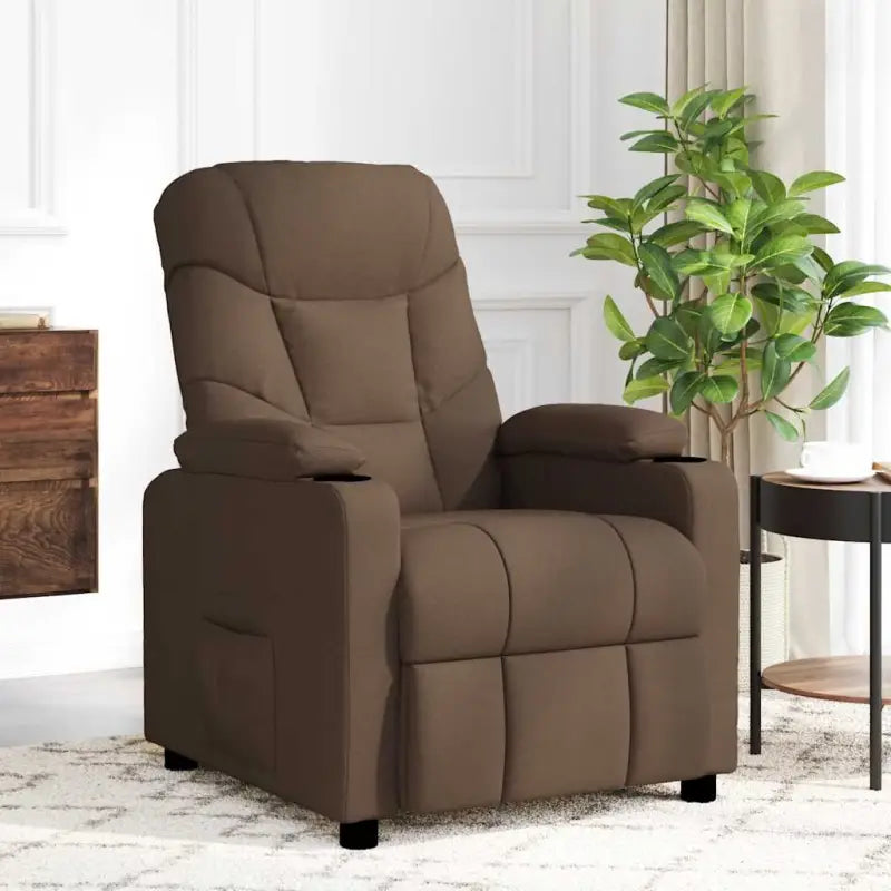 Elektrische massagefauteuil met verstelbare stoel voor ultiem comfort - Bruin / 1 - Elektrische massagestoelen