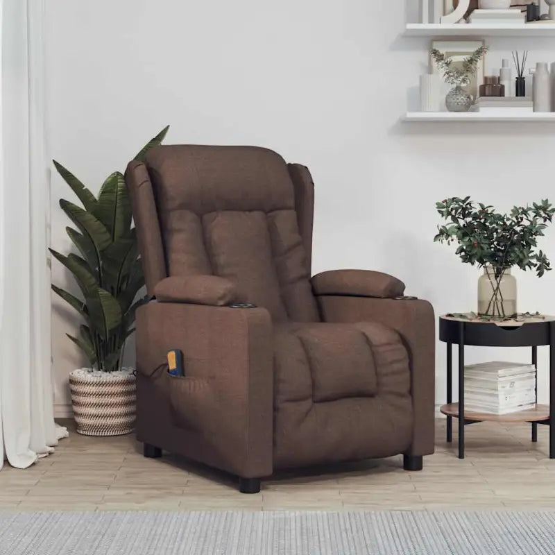Elektrische massagefauteuil Verstelbare Stoel voor ultiem comfort - Bruin / 1 - Elektrische massagestoelen