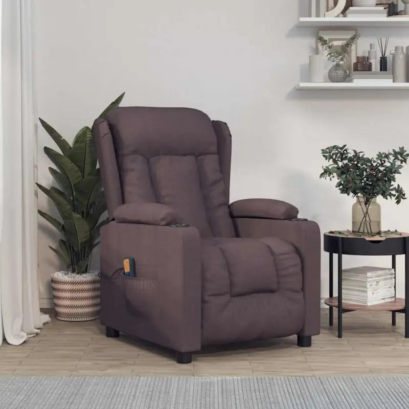 Elektrische massagefauteuil Verstelbare Stoel voor ultiem comfort - Donkerbruin / 1 - Elektrische massagestoelen