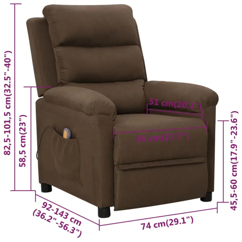 Elektrische massagefauteuil Verstelbare stoel voor ultiem comfort - Elektrische massagestoelen