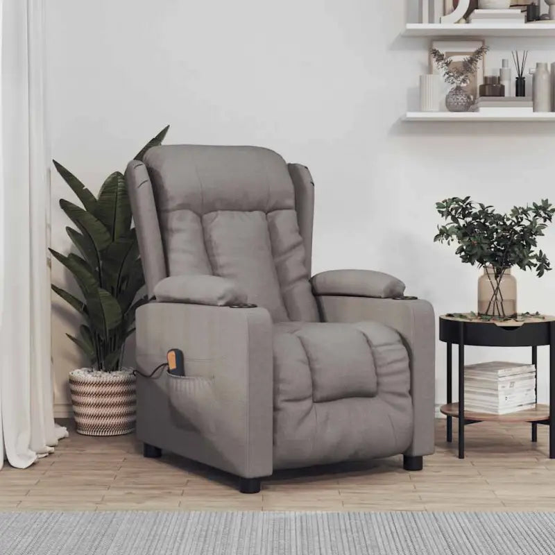 Elektrische massagefauteuil Verstelbare Stoel voor ultiem comfort - Taupe / 1 - Elektrische massagestoelen
