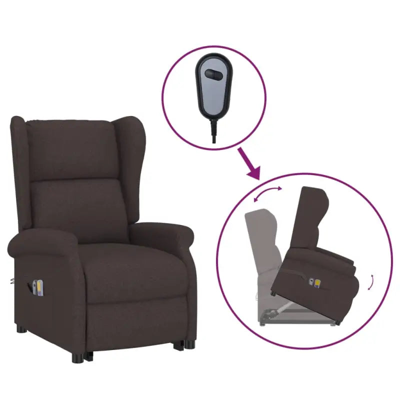 Elektrische massagestoel met verstelbare rug en voetensteun - Elektrische massagestoelen