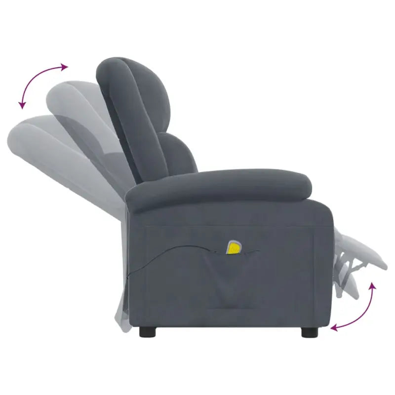 Elektrische massagestoel met verstelbare rug en voetensteun - Elektrische massagestoelen