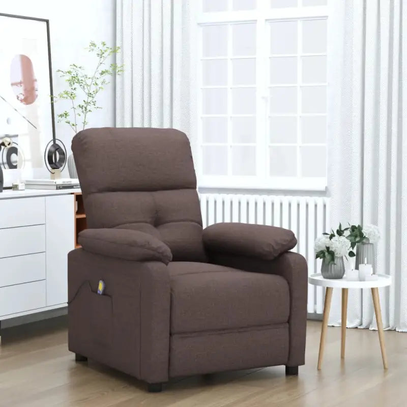 Elektrische massagestoel met verstelbare rugleuning en voetensteun - Elektrische massagestoelen
