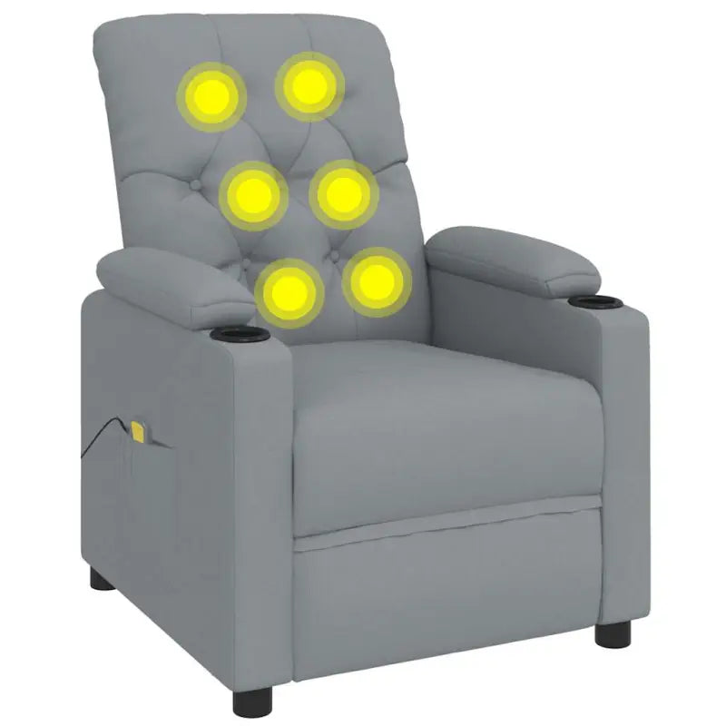 Elektrische massagestoel met verstelbare rugleuning en voetensteun - Elektrische massagestoelen