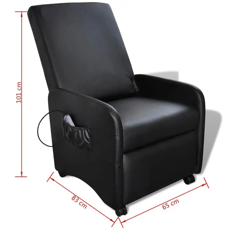Elektrische massagestoel voor ontspanning en energie herstel - Zwart / 1 - Elektrische massagestoelen