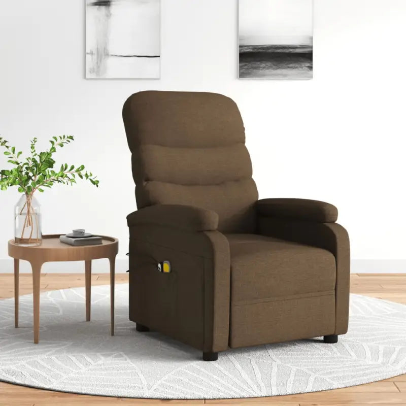 Elektrische verstelbare massagestoel voor ultiem comfort - Bruin / 1 - Elektrische massagestoelen