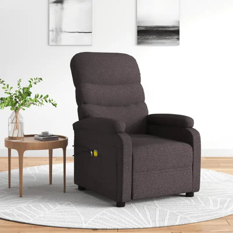 Elektrische verstelbare massagestoel voor ultiem comfort - Donkerbruin / 1 - Elektrische massagestoelen