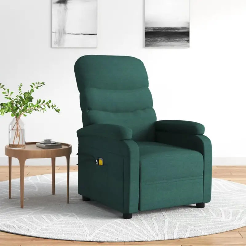 Elektrische verstelbare massagestoel voor ultiem comfort - Donkergroen / 1 - Elektrische massagestoelen